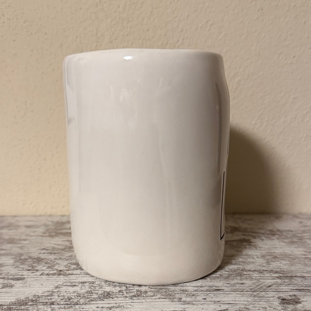 Rae Dunn “MY LOVE” Ceramic Mug Pink Interior - Picture 4 of 6